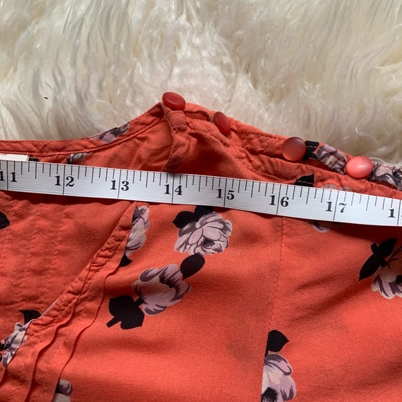 Anthropologie Maeve Flutter Maya Floral Blouse-S2 - Picture 10 of 12